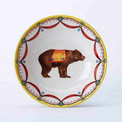 Circus Bear cereal bowl, part of the Royal Stafford Circus Collection