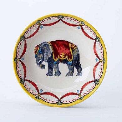 Circus Elephant cereal bowl, part of the Royal Stafford Circus Collection