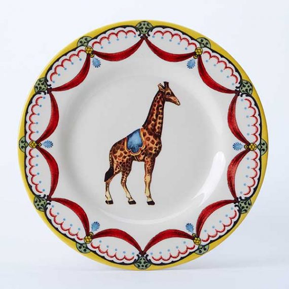 Circus Giraffe side plate, part of the Royal Stafford Circus Collection