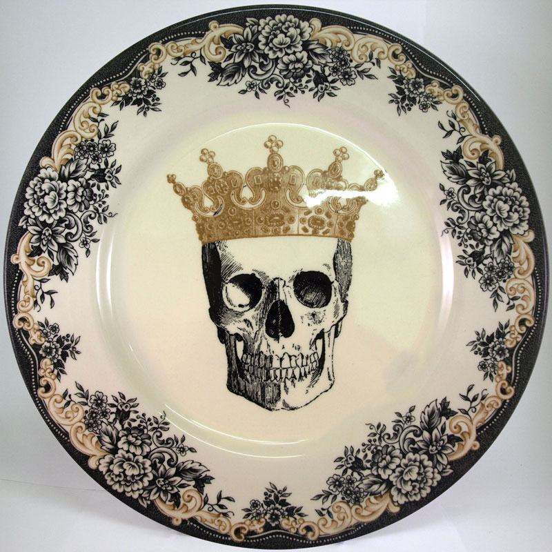 Royal Stafford Queen Skull 28cm Dinner Plate