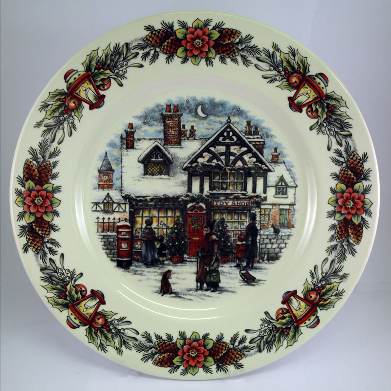 Christmas Toy Shop Dinner Plate